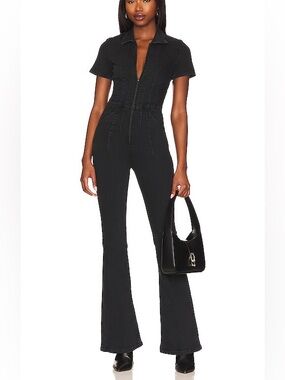 NWOT Free people we the free Jayden flared short sleeve jumpsuit